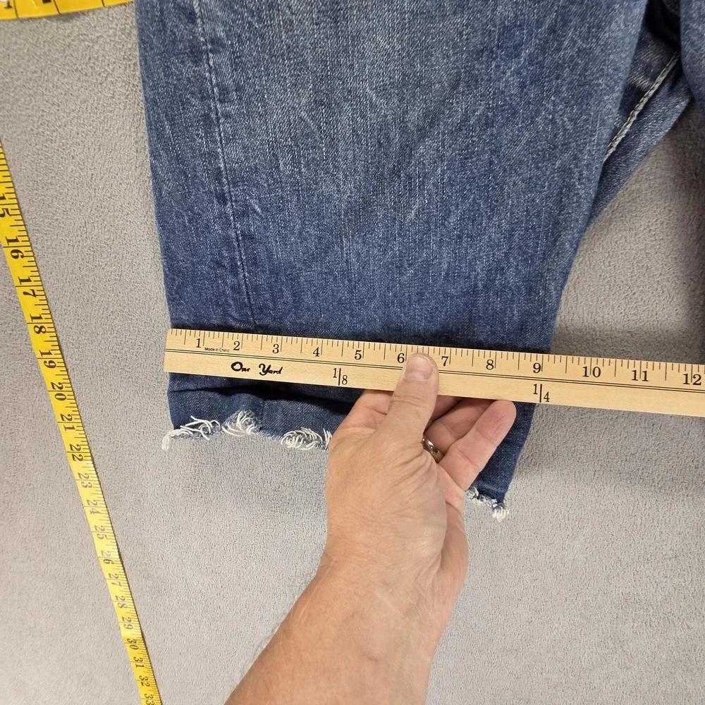 Vintage‎ Levis Engineered Shorts Mens 30 Blue Cut Off Twisted Medium Wash